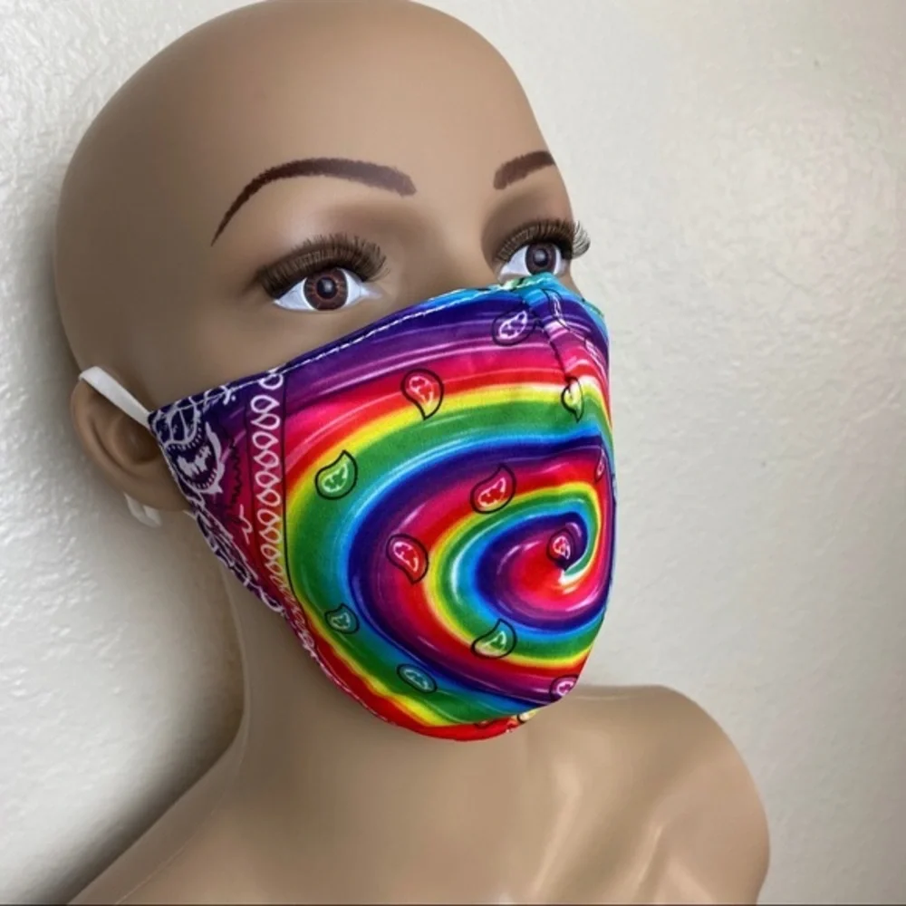 Tie Dye Bandana Adult Face Mask‎